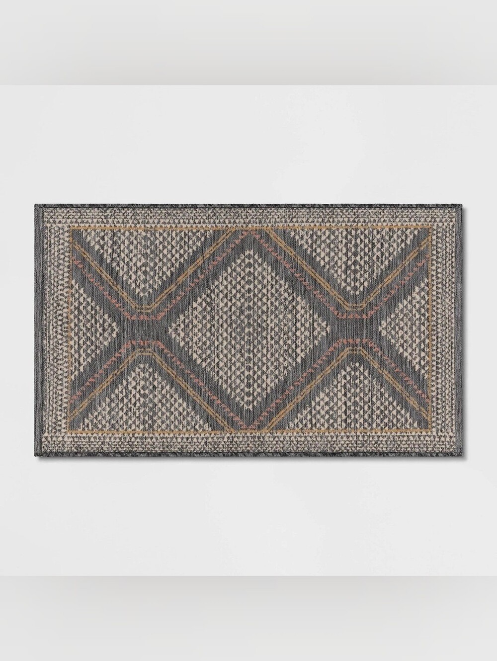 Threshold 2'3"x3'9" Washable Tapestry Accent Rug Gray